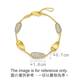 999 Gold Diamond Bracelet