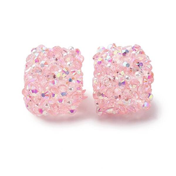 Resin Rhinestone Beads