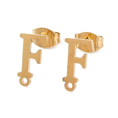 Ion Plating(IP) 304 Stainless Steel Stud Earrings