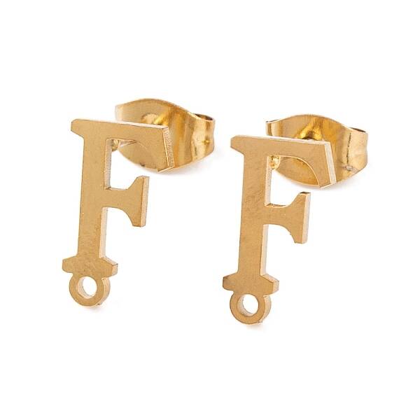 Ion Plating(IP) 304 Stainless Steel Stud Earrings
