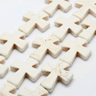 Synthetic Magnesite Bead Strands