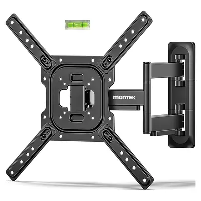 MonTek Full Motion TV Wall Mount for 13–95 Inch Flat & Curved TVs and Monitors, Swivel & Tilt Articulating Bracket, Max VES...