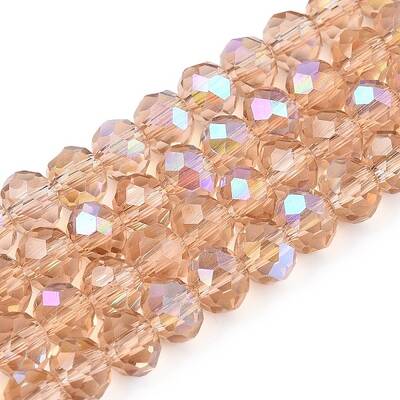 Electroplate Glass Beads Strands