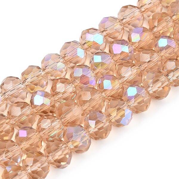 Electroplate Glass Beads Strands