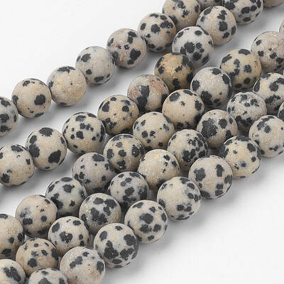 Natural Dalmatian Jasper Bead Strands