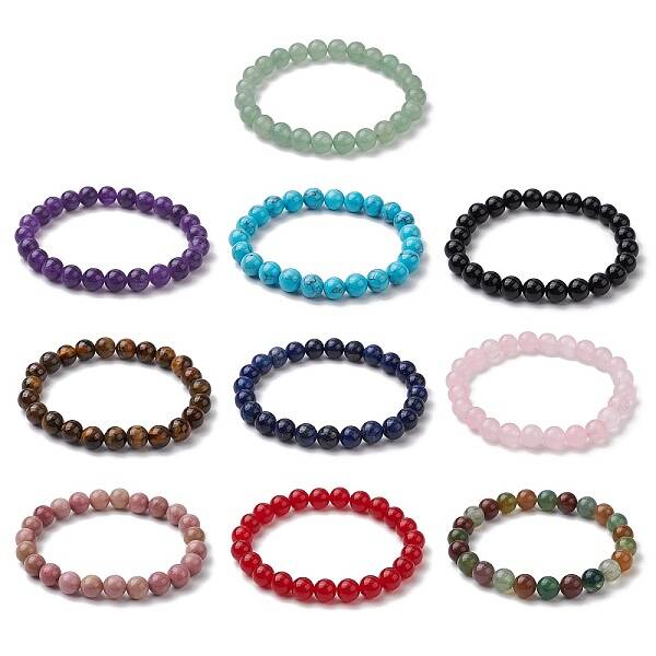 Gemstone Stretch Bracelets