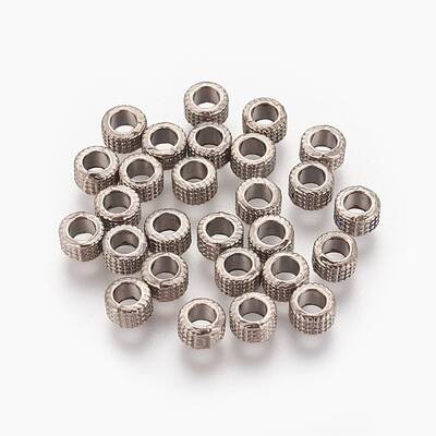 Tibetan Style Alloy Spacer Beads