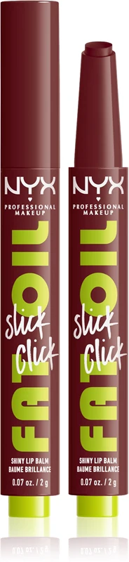 NYX Professional Makeup Fat Oil Slick Click Tinted Lip Balm Color 11 In A Mood 2 g