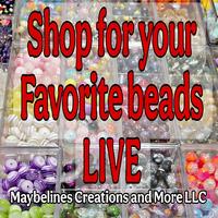 Pick Your Beads Live - Assorted Crafting Beads in Many Colors & Sizes for Jewelry Making & Adjustable Beaded Design Supplies