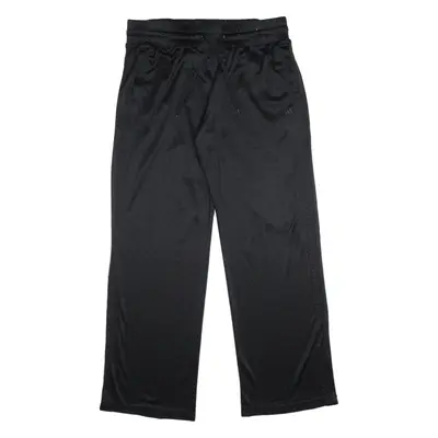 ADIDAS Womens Track Pants Black Straight UK 18 W32 L31