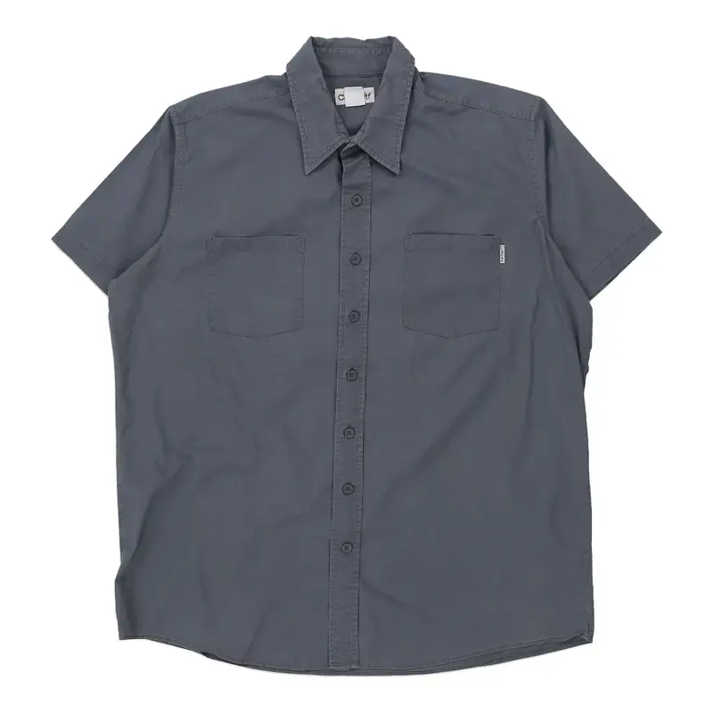 Carhartt Short Sleeve Shirt - XL Grey Cotton