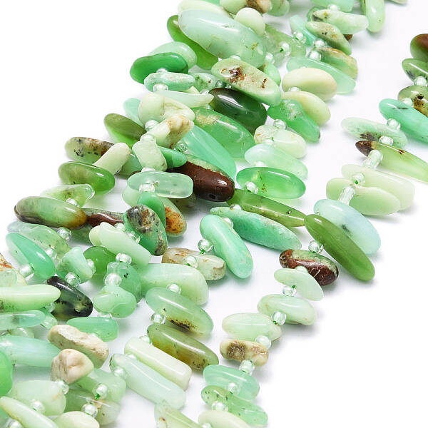 Natural Green Opal Beads Strands