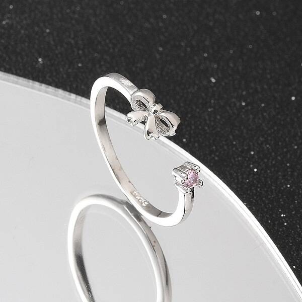 925 Sterling Silver Open Cuff Rings for Women