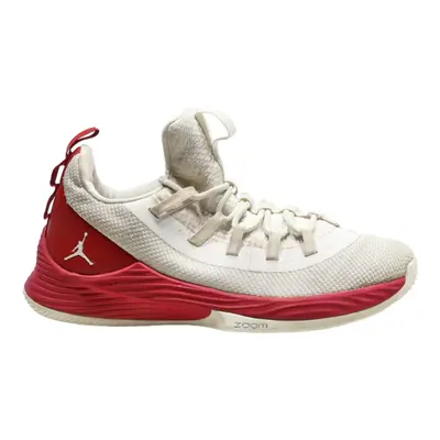 AIR JORDAN Sneaker Trainers White Canvas Mens UK 7.5