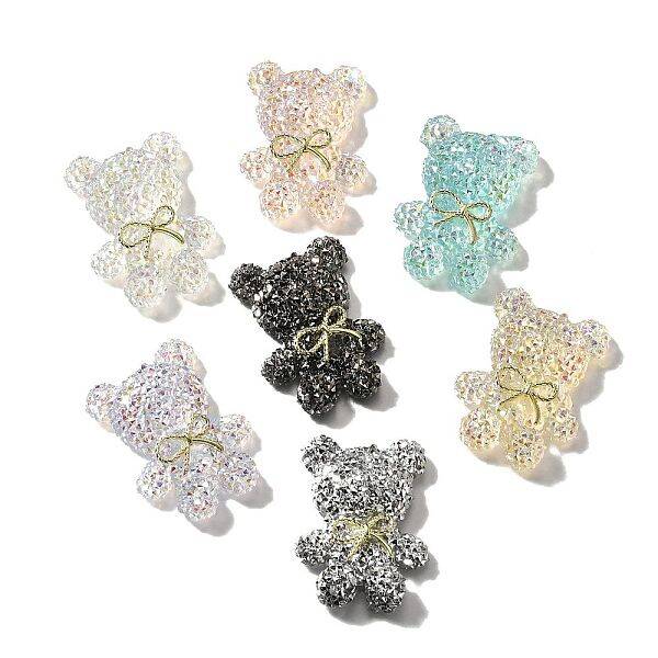 Alloy with Resin Cabochons