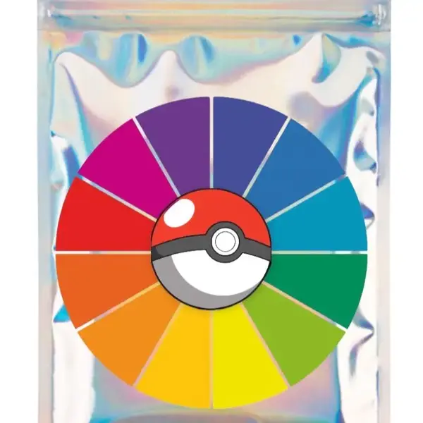 Rainbow Holographic Bag - Colorful Design with Pattern - Ideal for Creative Use