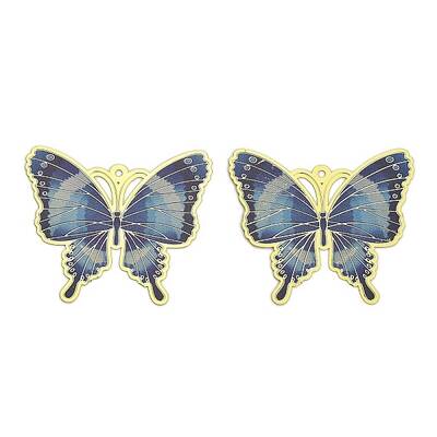 Brass Enamel Pendants