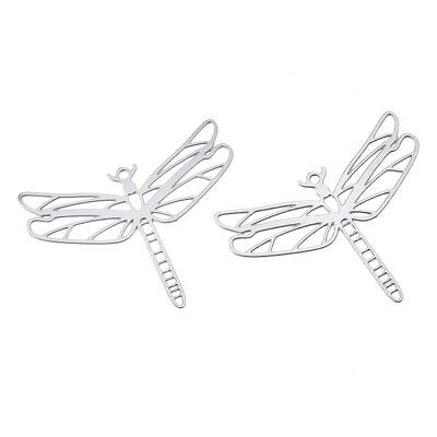 Tarnish Resistant 201 Stainless Steel Filigree Pendants