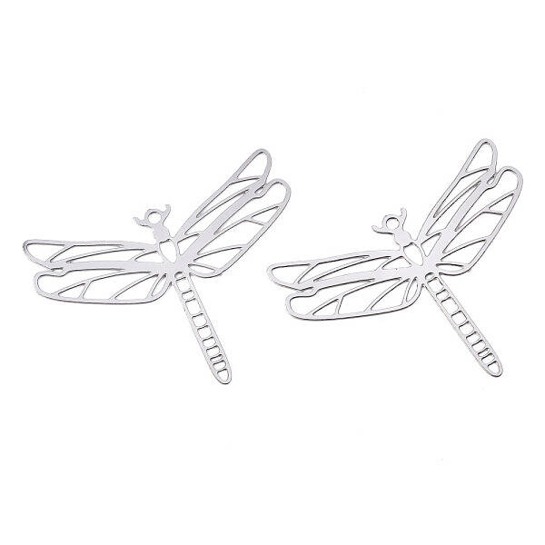 Tarnish Resistant 201 Stainless Steel Filigree Pendants