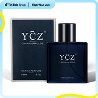 YCZ Midnight Gentleman Eau de Parfum for Men 50ml 12-Hour Long-Lasting Oriental Woody Marine Perfume - Premium Gift Bottle - ...