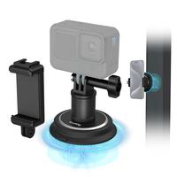 SmallRig 2-in-1 Gym Magnetic Suction Cup Phone Holder for iPhone 15/16 Pro Max & GoPro Insta360,360° Secure Metal Grip for W...