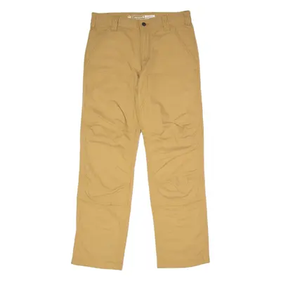 CARHARTT Double Knee Workwear Mens Canvas Trousers Brown Straight W30 L30