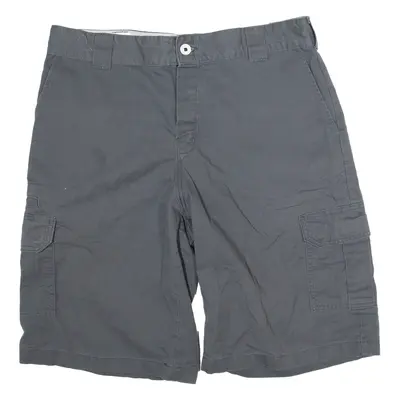 DICKIES Mens Cargo Shorts Grey L W36