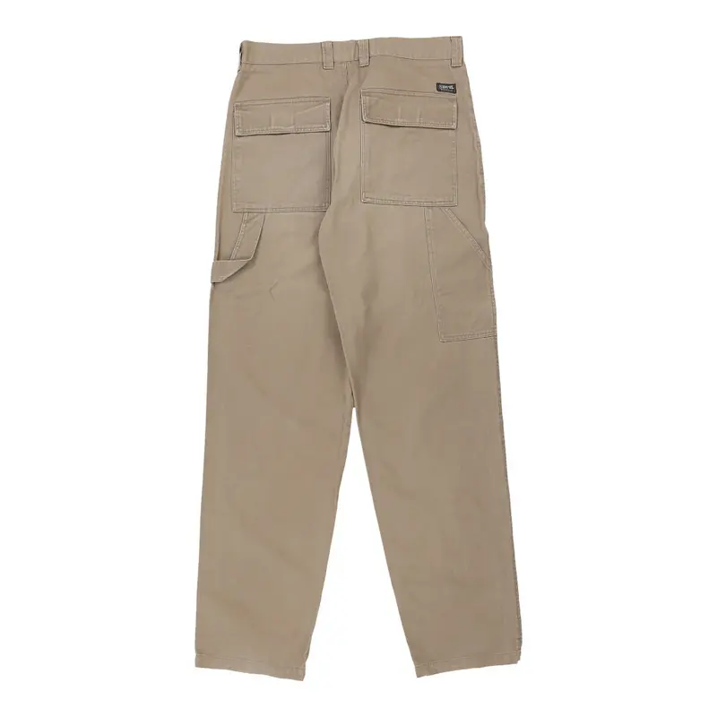 Sinful Carpenter Trousers - 33W 33L Beige Cotton