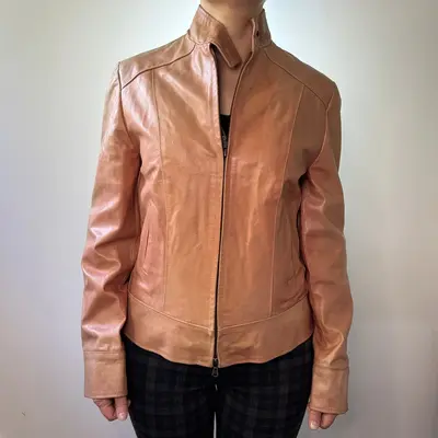 Masterpelle Leather Jacket - Medium Brown Leather