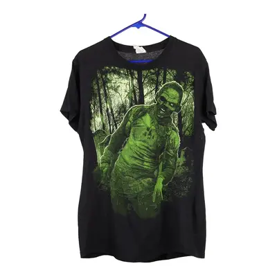 Delta Graphic T-Shirt - Small Black Cotton