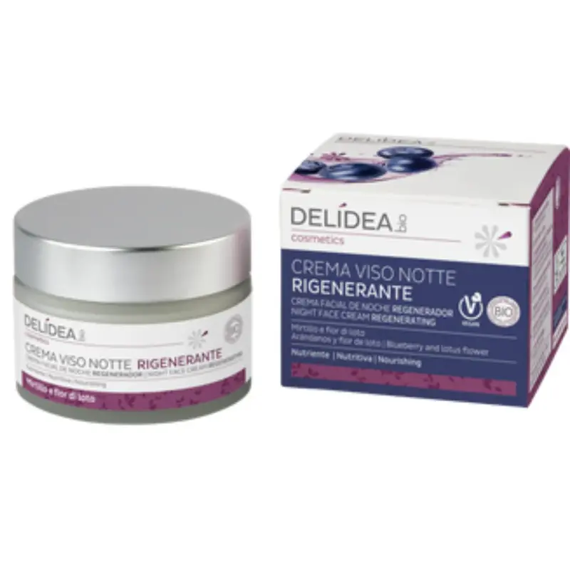 Delidea Blueberry & Lotus Flower Regenerating Night Face Cream 50 ml