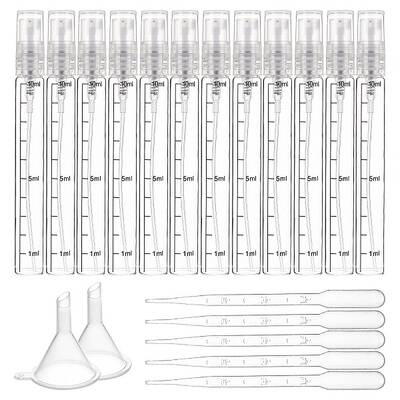 Glass Graduated Spray Bottles