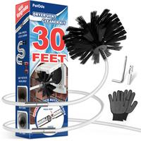 Sealegend 30 Feet Dryer Vent Cleaner Kit, Enhanced Flexible Quick Snap Brush with Drill Attachment for Effective Cleaning, 36...