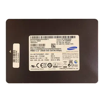 SSD0E97890 Lenovo 256GB SATA 6GB/s 2.5-Inch Internal Solid State Drive