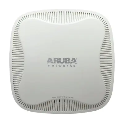 AP-115 HP Aruba 110 Series IEEE 802.11n 5GHz 450Mbit/s 1 x Port PoE 1000Base-T 6 x Integrated Omni-Directional Antennas Wirel...