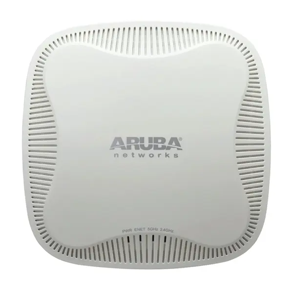 AP-115 HP Aruba 110 Series IEEE 802.11n 5GHz 450Mbit/s 1 x Port PoE 1000Base-T 6 x Integrated Omni-Directional Antennas Wirel...