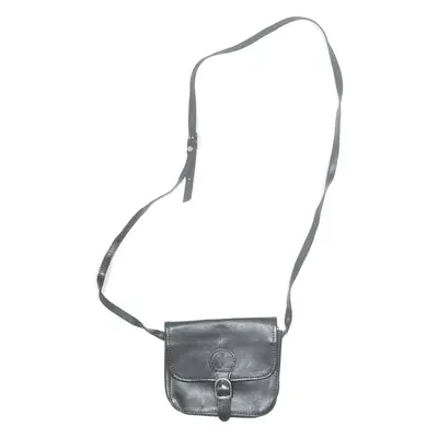 Womens Crossbody Bag Black Leather 90s
