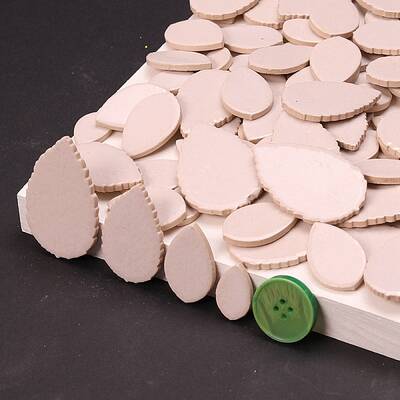 Leaf Shape Porcelain Mosaic Tiles