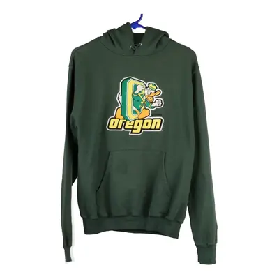 Champion Hoodie - Small Green Cotton Blend