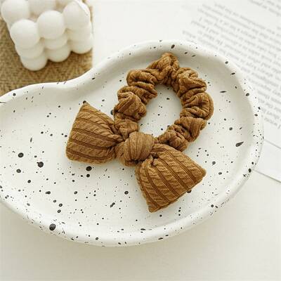 Bowknot Cloth Elastic Hair Accessories