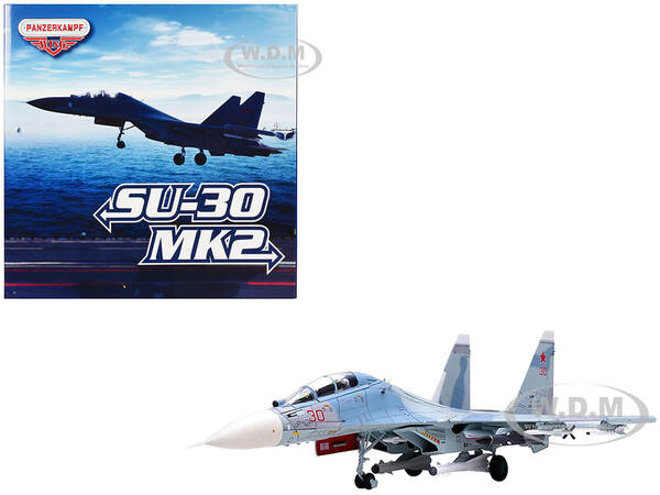 Sukhoi Su-30M2 Flanker-C Fighter Aircraft #30 Russian Air Force Wing Series 1/72 Diecast Model by Panzerkampf