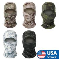 5PCS Camouflage Balaclava Face Ski Mask Set for Cold Weather,Head Protection Outdoor Sports Hat for Men & Women
