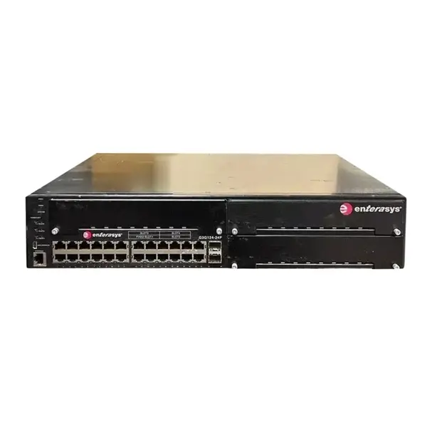 Enterasys G3G124-24P | G3 Series 24TX 24 x Ports PoE 100Base-TX + 2 x Ports Combo RJ-45/SFP + 3 x Expansion Slots Multi-Layer...