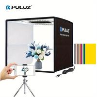 Portable Photo Studio Shooting Tent Box, 1 Set Professional Dimmable Shooting Tent Kit with 96 LEDs USB Ring Light Box for Li...