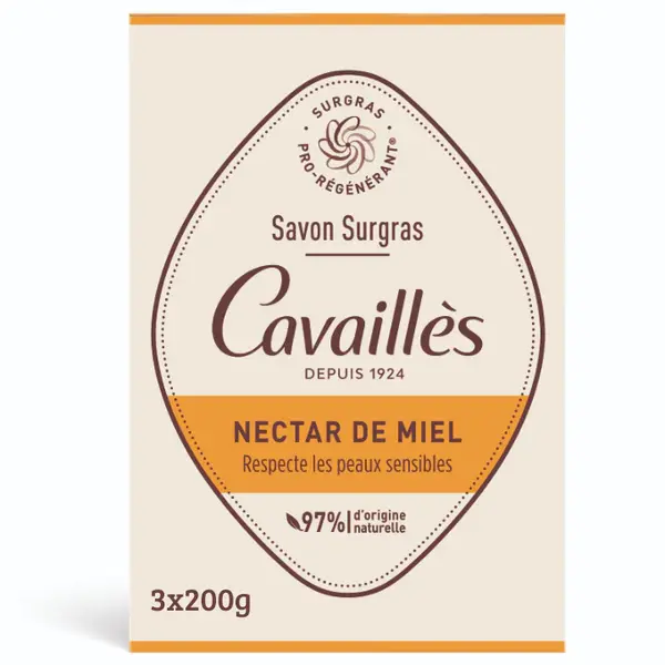 Cavalles Soap Surgras - Honey Nectar 3x200g