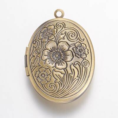Brass Locket Pendants