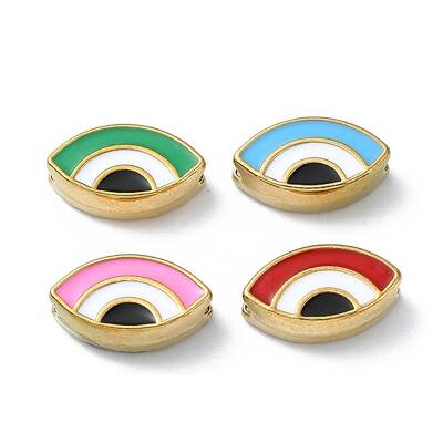 Ion Plating(IP) 304 Stainless Steel Enamel Beads