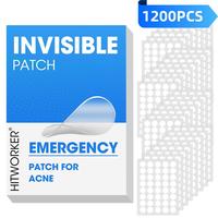 Clear Pimple Patch, 1200pcs/set Hydrocolloid Pimple Patch, Spot Stickers, Invisible Acne Cover Patches, Daily Skincare Produc...