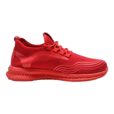 GUYISA Safety Shoes Red Synthetic Mens UK 7.5