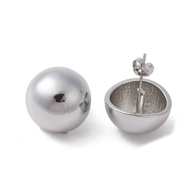 Brass Stud Earrings
